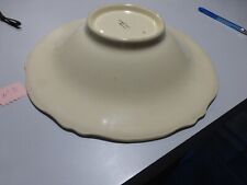 ancien plat saladier rond  faience de LONGCHAMP modèle mistral forme rare