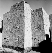 BABYLON c. 1960 - Ishtar Gate Inner Side - Negative 6x6 - Iraq 11