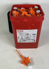 Qty (74) Hilti Kwik Cast KCM-MD Short Plate Orange-O 3/8"+ 1/2" #2221459 (#2)