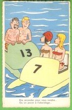 A.GONDOT "ILLUSTRATEUR " carte postale  HUMOUR ed.G.Picard/Pin'Up pédalo