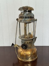 Geniol Brass Lantern Germany 150 CP Automatic 1970s Kerosene 12” X 5”