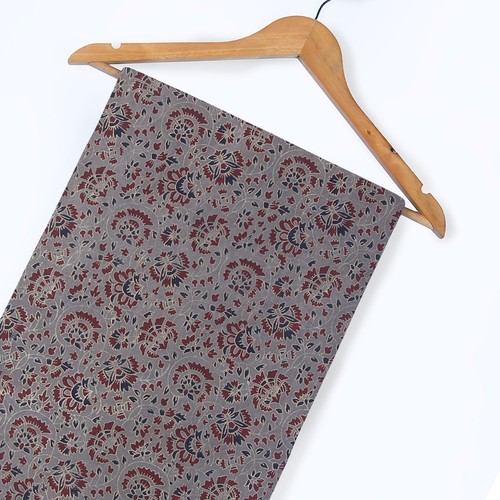 Tissu matelassé indien gris