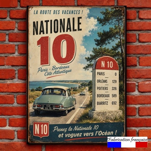 Plaque métal vintage - plaque, la