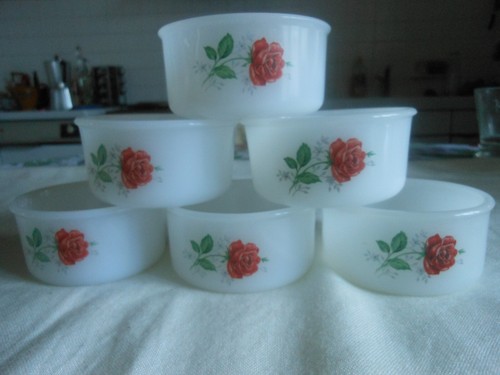Ramequins motif roses - 6,