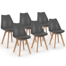 Lot de 6 chaises scandinaves