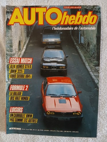 Auto hebdo 414 4 1984 - n°414, 4/4/1984