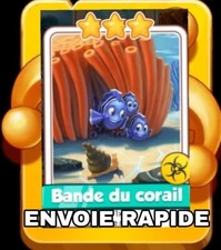 Bande du corail 1 X cartes set Aquarium Coin Master 
