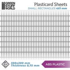 Plaque de Plasticard texturé