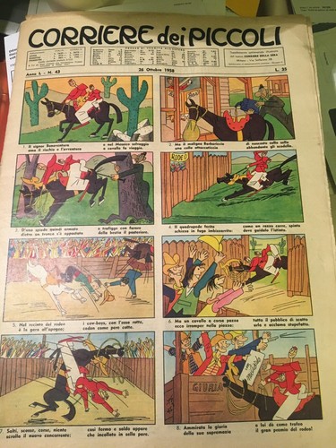 Bandes dessinées corriere - dessinÉes, de