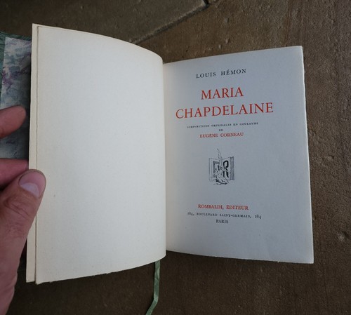 1939 maria chapdelaine hemon - maria,