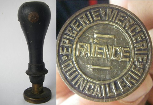 1950 ancien cachet tampon