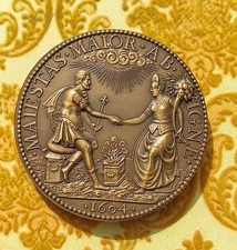 MEDAILLE HENRI IV et CATHERINE
