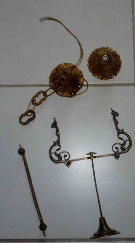 Eléments lustre ancien en - lustre,