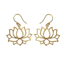 Boucle d'oreilles Fleur de Lotus