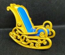 Playmobil 4254 rocking chair blue and gold baby room castle princess
