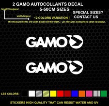 2 Autocollants Décoratifs Gamo - Véhicules & Accessoires, lot de 2 Pièces