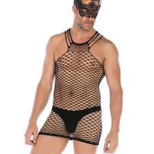 Hommes Lingerie Robe Croisée