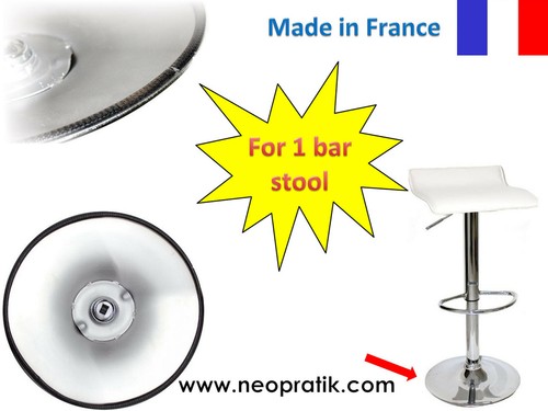 Inox metal bar stool plastic - metal,
