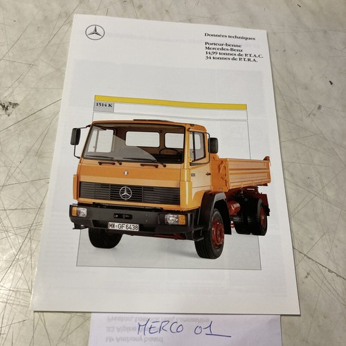 Mercedes benz porteur benne - benz,