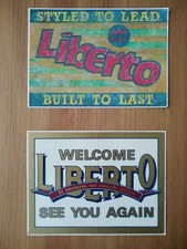 lot of 2 stickers stickers LIBERTO
