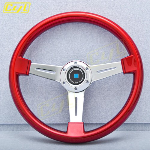 Red color racing steering - color,