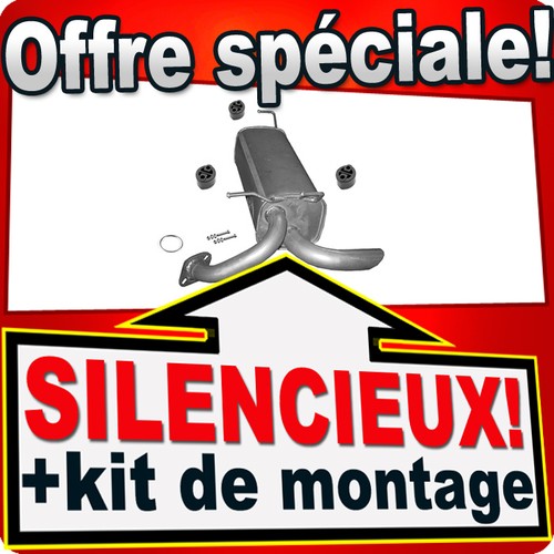Silencieux arriere pour nissan - silencieux,