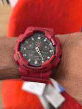 Casio G-Shock Red Black Dial