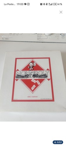 Monopoly vintage année - monopoly,