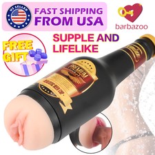 Male Masturbators Realistic Stroker Cup Penis Pump Sex Toy Masterbater For Men