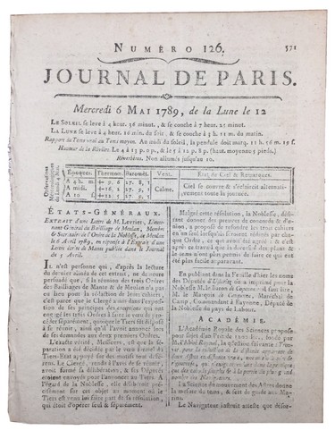 Meulan 1789 états - meulan, en