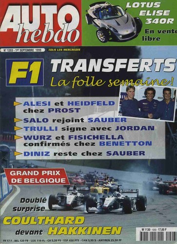 Auto hebdo 1203 1999 - hebdo, n°1203