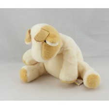 Doudou vache beige blanc