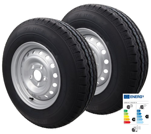 Roue complète 185r14c - 2x, 185