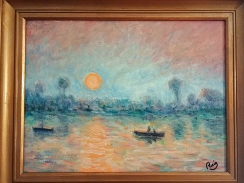 Tableau impressionniste huile - impressionniste,,