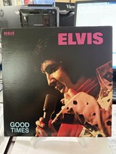 ELVIS PRESLEY Good Times VINYL LP 1974 Orange Label LP CPL1-0475 Like New