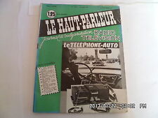 LE HAUTE PARLEUR RADIO TELEVISION N°1041 15/07/1961 TELEPHONE AUTO H20