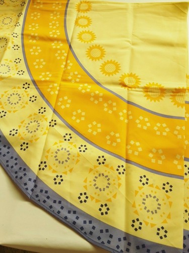 Nappe ronde 180 jaune - ronde, et