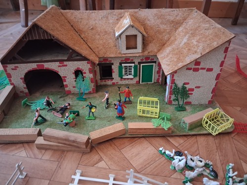 Jouet ferme vintage année - vintage,