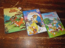 A VOIR ! LOT 3 ANCIENS LIVRES ENFANT " DISNEY " 2001/04