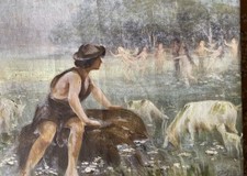 huile sur toile symboliste