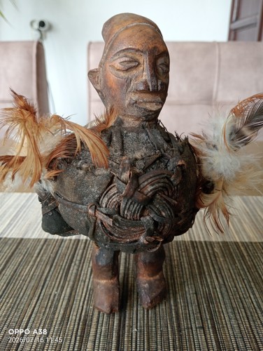 Statuette fétiche teke yaka - teke,