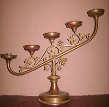 ANCIEN GRAND BOUGEOIR D'EGLISE