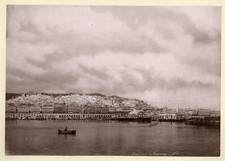 Algiers, view taken from the Red Fire vintage albumen print, some damage 