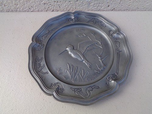 Assiette etain - assiette, en