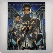 Black Panther Chadwick Boseman Signed Autographed 8x10 Photo COA