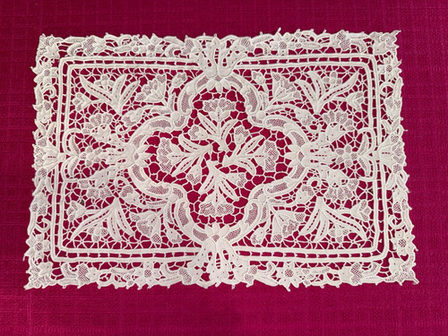 Ancien napperon dentelle - ancien,