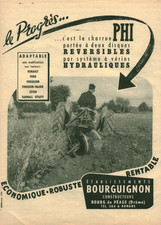 Vintage PHI Plow Farm Equipment 1955 Magazine Issue Advertising