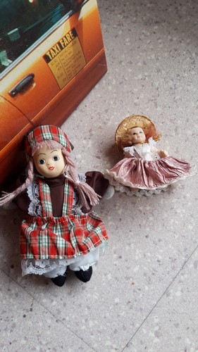 Lot mini poupées - lot,