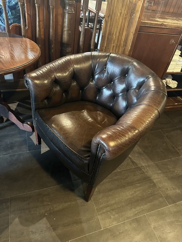 Fauteuil chesterfield cuir - chesterfield,