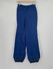 Fusalp Blue Corduroy Ski Pants Sz US 8 Made in France